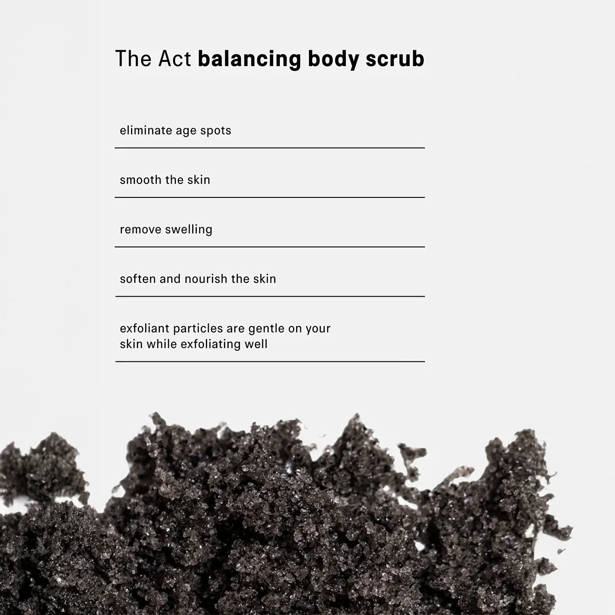 Balancing Body Scrub - The Act - Hallburg.ae