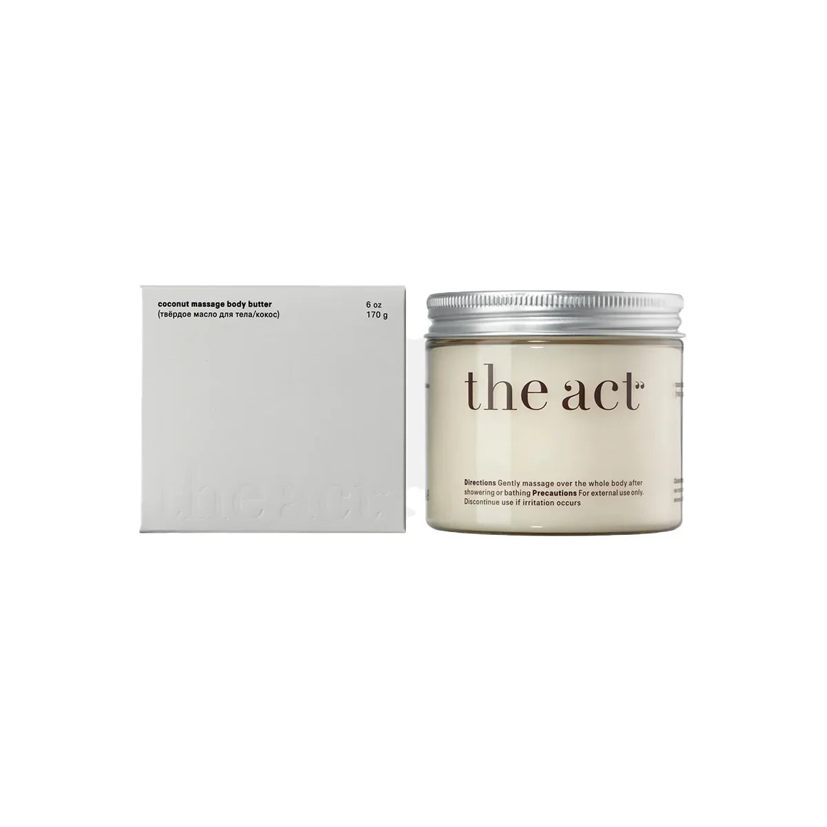 Coconut Massage Body Butter - The Act - Hallburg.ae