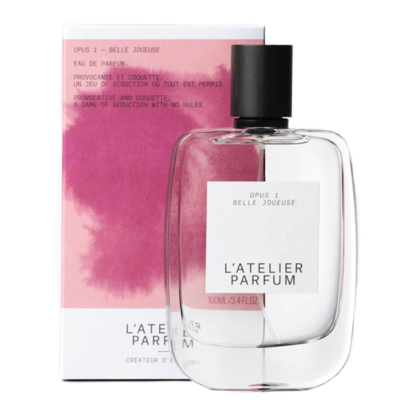 Belle Joueuse 50ml perfume by L'Atelier Parfum – Spicy and Floral fragrance bottle