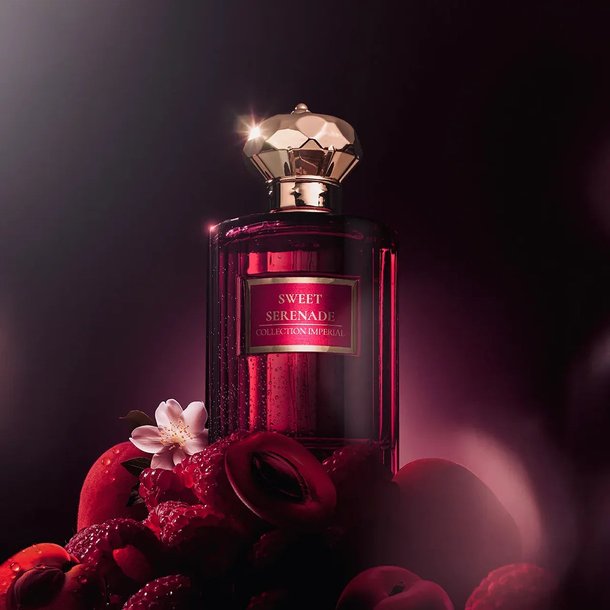 Sweet Serenade by Imperial Parfums – A harmonious blend of sweet and elegant notes. Available at Hallburg.ae."